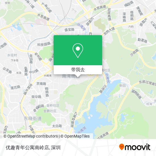 优趣青年公寓南岭店地图