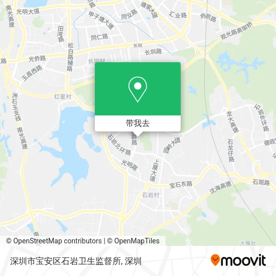 深圳市宝安区石岩卫生监督所地图