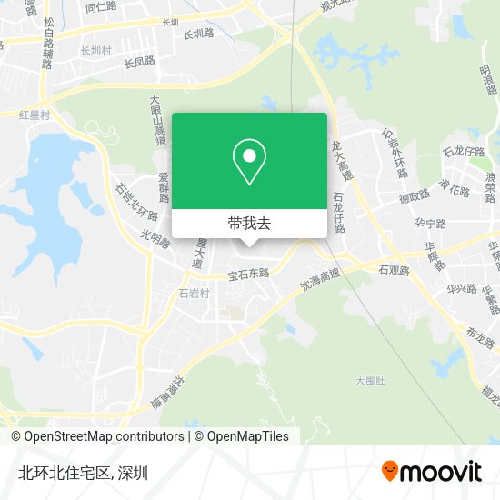 北环北住宅区地图