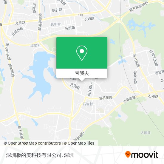 深圳极的美科技有限公司地图