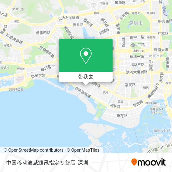 中国移动迪威通讯指定专营店地图