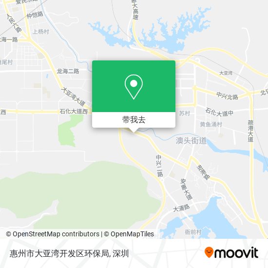 惠州市大亚湾开发区环保局地图