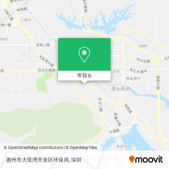 惠州市大亚湾开发区环保局地图