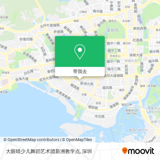 大眼睛少儿舞蹈艺术团新洲教学点地图