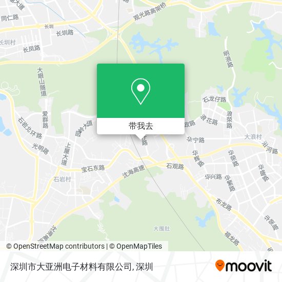 深圳市大亚洲电子材料有限公司地图