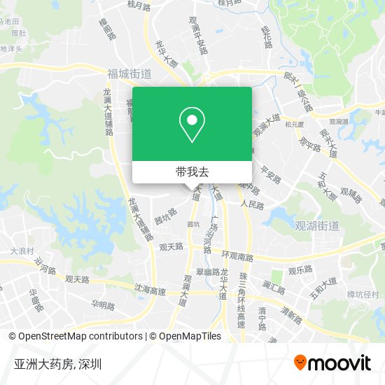 亚洲大药房地图