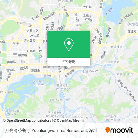 月亮湾茶餐厅 Yuenliangwan Tea Restaurant地图