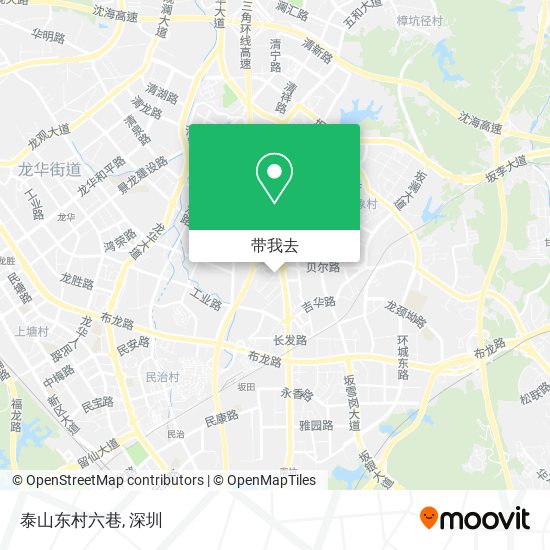 泰山东村六巷地图