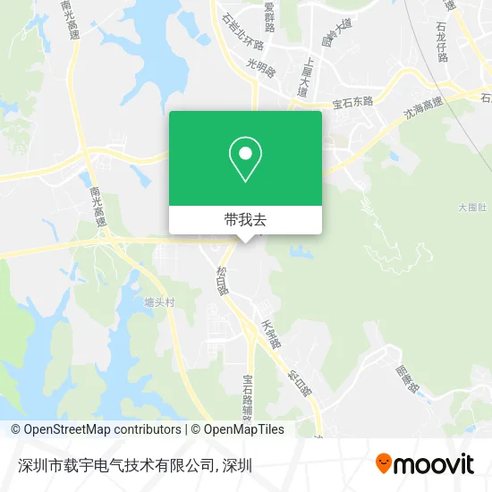 深圳市载宇电气技术有限公司地图