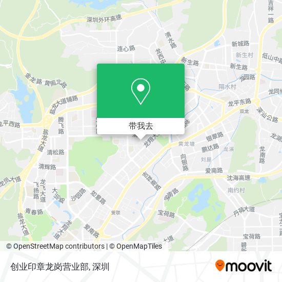 创业印章龙岗营业部地图