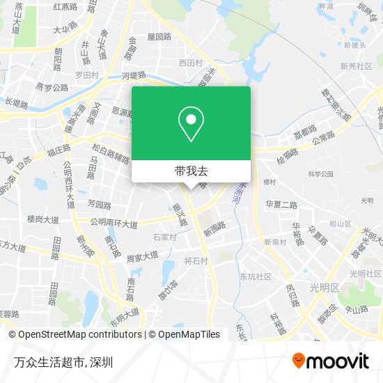 万众生活超市地图