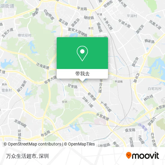 万众生活超市地图