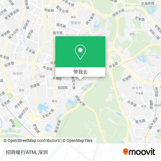 招商银行ATM地图