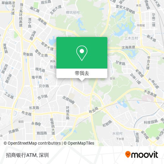 招商银行ATM地图