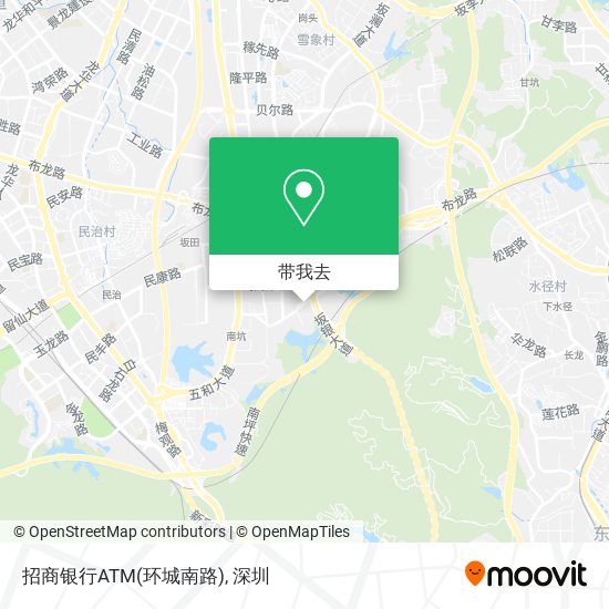 招商银行ATM(环城南路)地图