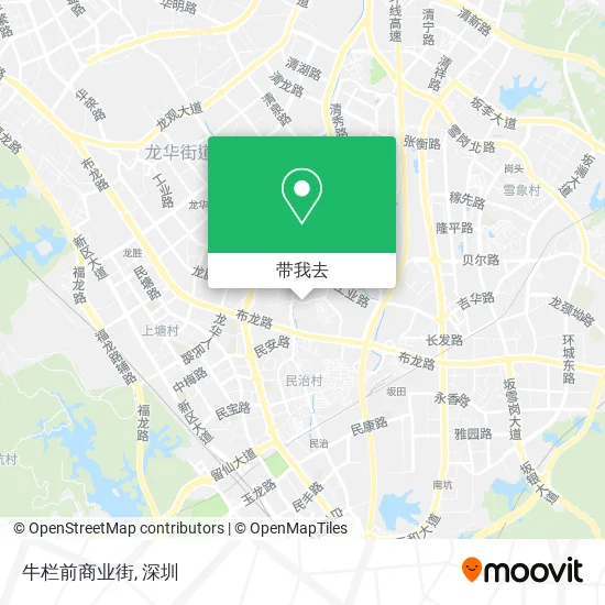 牛栏前商业街地图