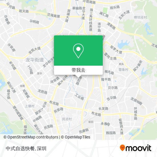 中式自选快餐地图