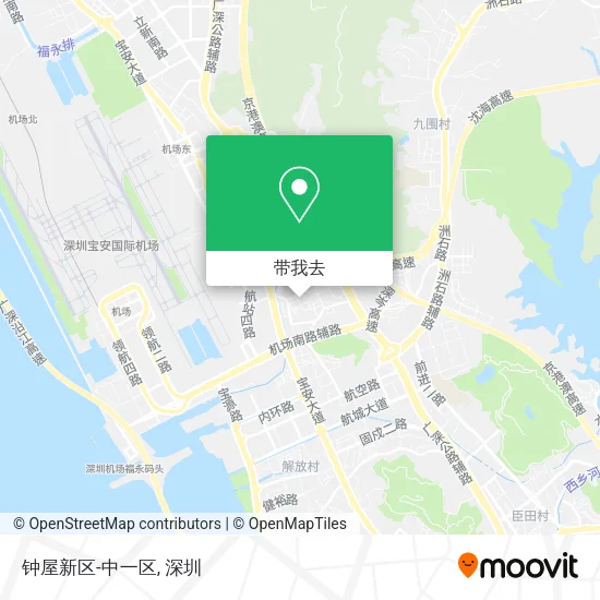 钟屋新区-中一区地图