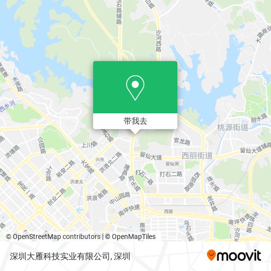 深圳大雁科技实业有限公司地图