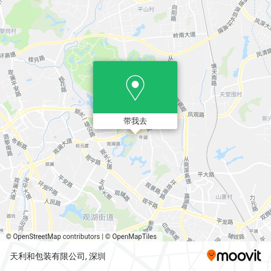 天利和包装有限公司地图