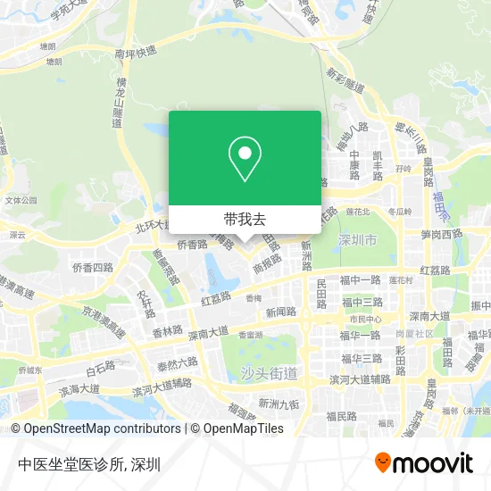 中医坐堂医诊所地图