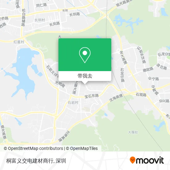 桐富义交电建材商行地图