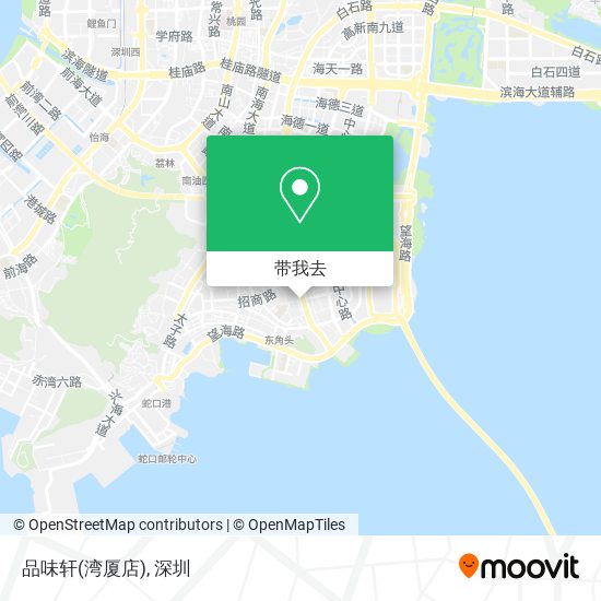 品味轩(湾厦店)地图