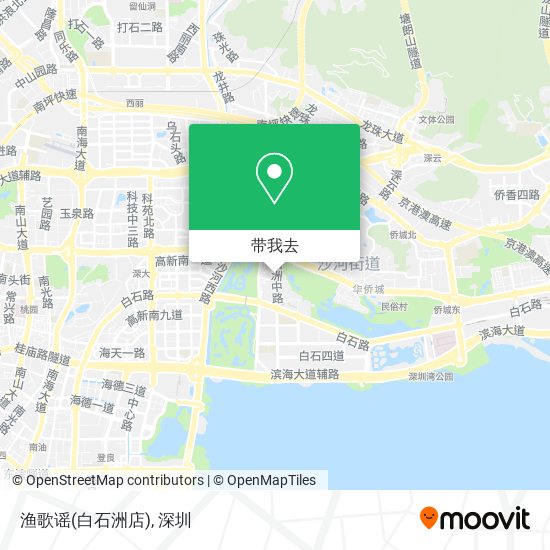 渔歌谣(白石洲店)地图
