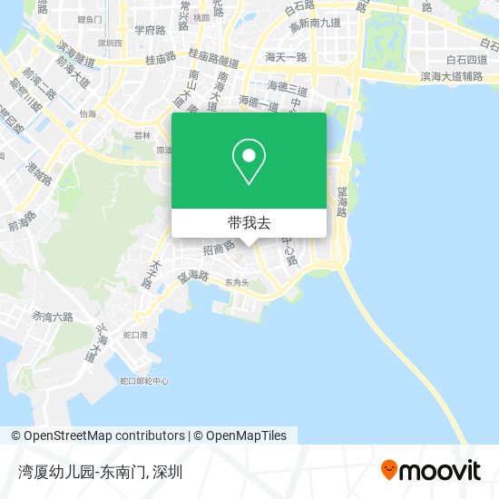 湾厦幼儿园-东南门地图