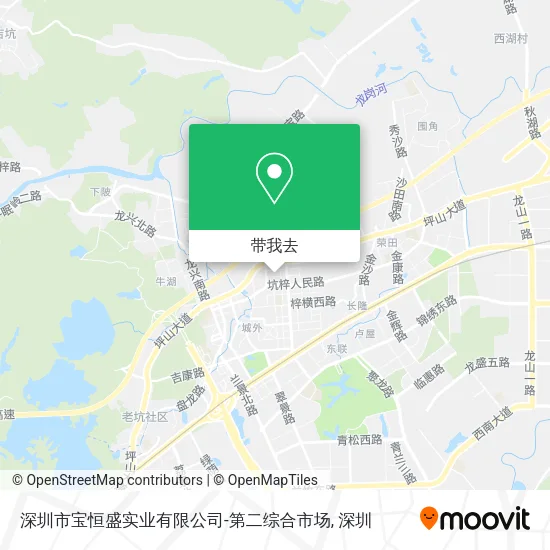 深圳市宝恒盛实业有限公司-第二综合市场地图