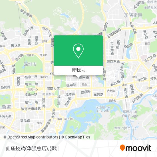 仙庙烧鸡(华强总店)地图