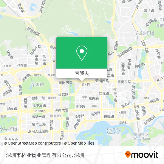 深圳市桥业物业管理有限公司地图