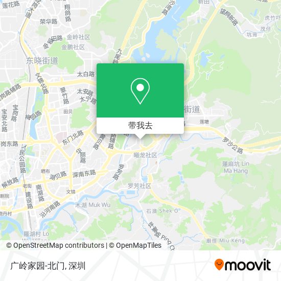 广岭家园-北门地图