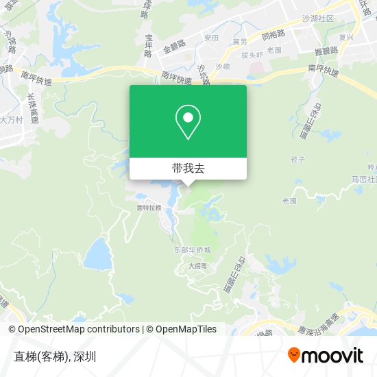 直梯(客梯)地图