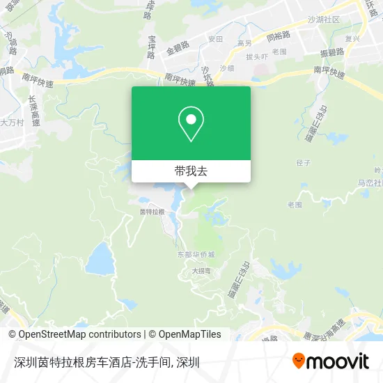 深圳茵特拉根房车酒店-洗手间地图