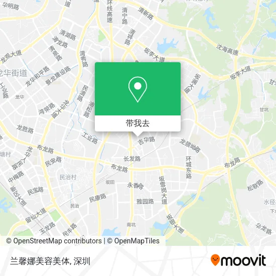 兰馨娜美容美体地图
