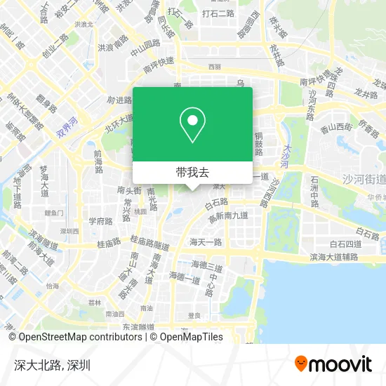 深大北路地图