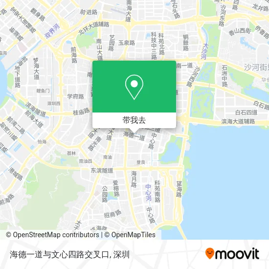 海德一道与文心四路交叉口地图
