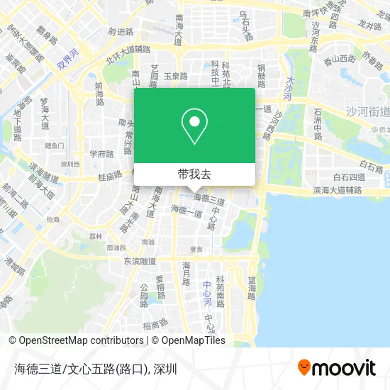 海德三道/文心五路(路口)地图