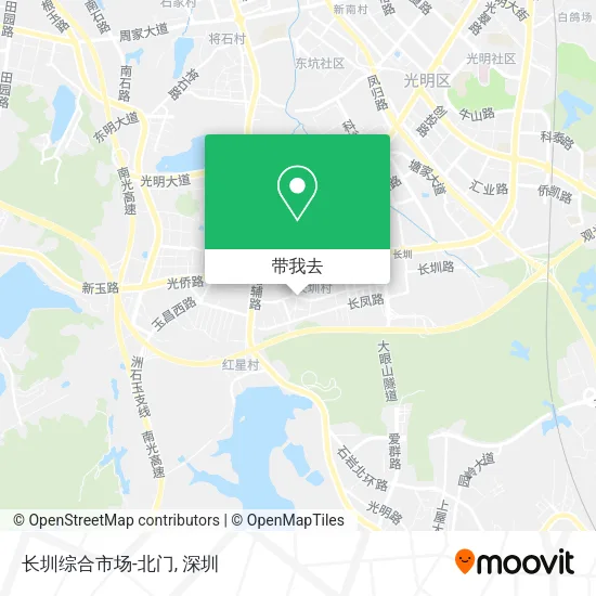 长圳综合市场-北门地图