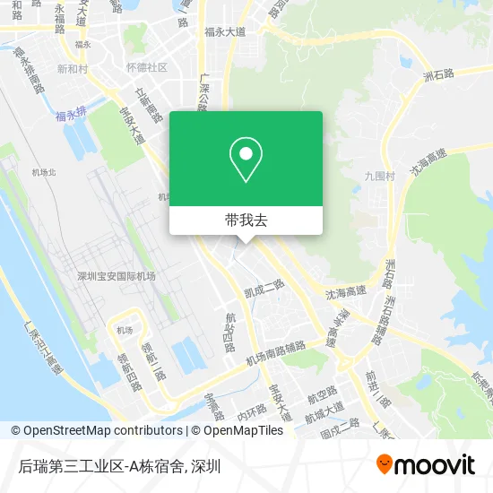 后瑞第三工业区-A栋宿舍地图