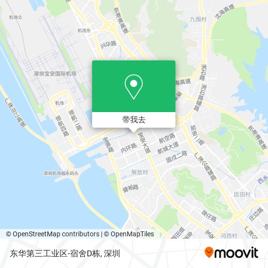 东华第三工业区-宿舍D栋地图