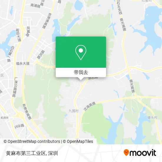 黄麻布第三工业区地图
