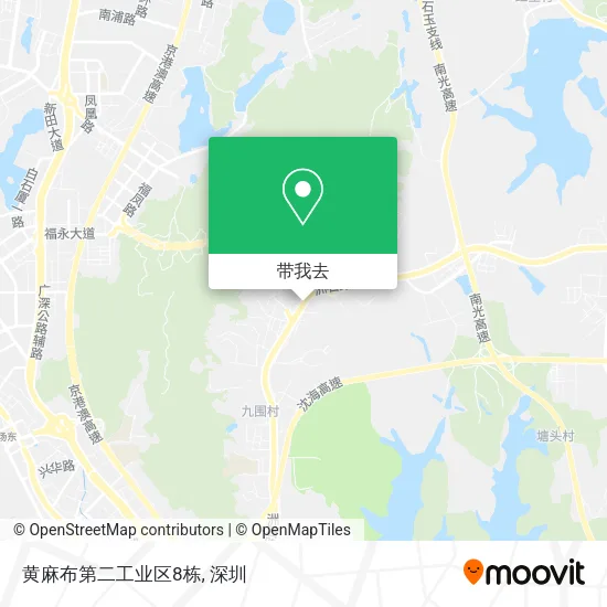 黄麻布第二工业区8栋地图