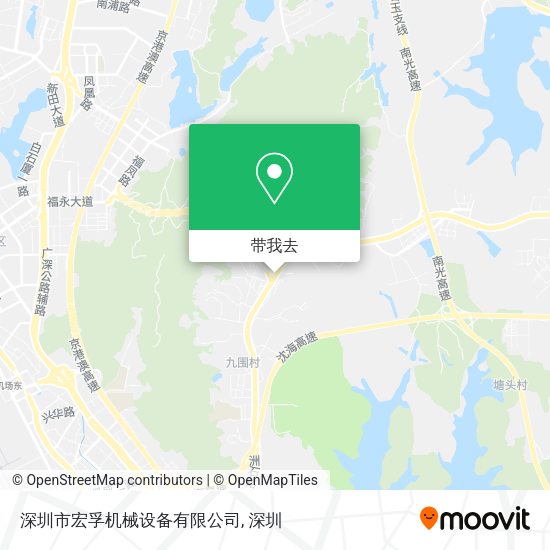 深圳市宏孚机械设备有限公司地图