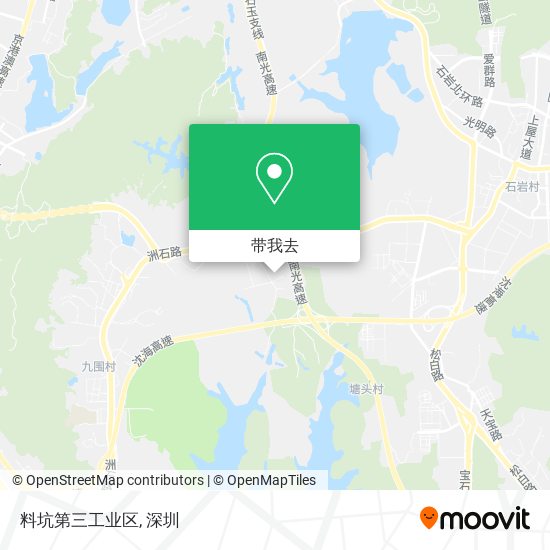 料坑第三工业区地图