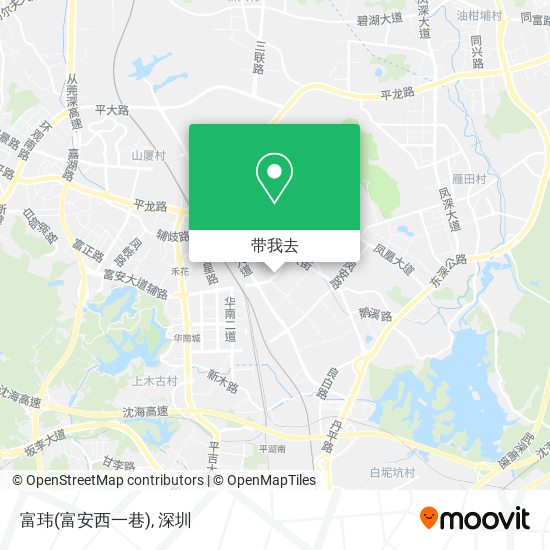 富玮(富安西一巷)地图