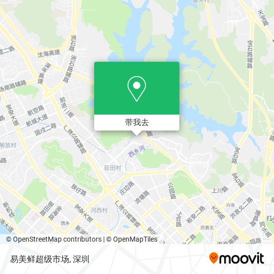 易美鲜超级市场地图