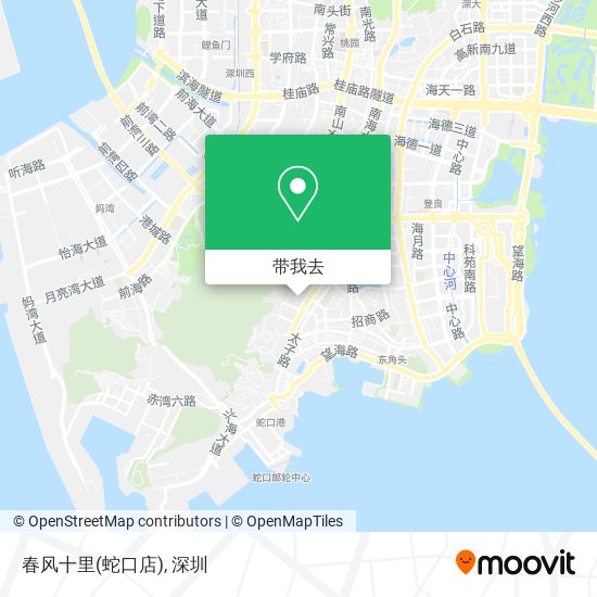 春风十里(蛇口店)地图
