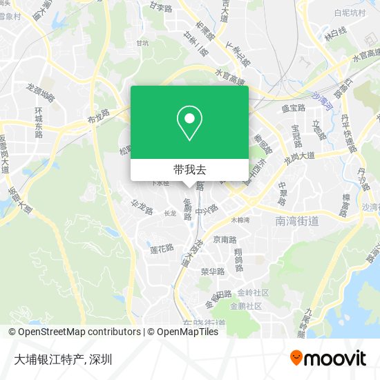 大埔银江特产地图